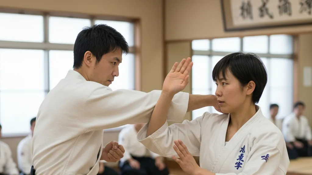 Aikido practice